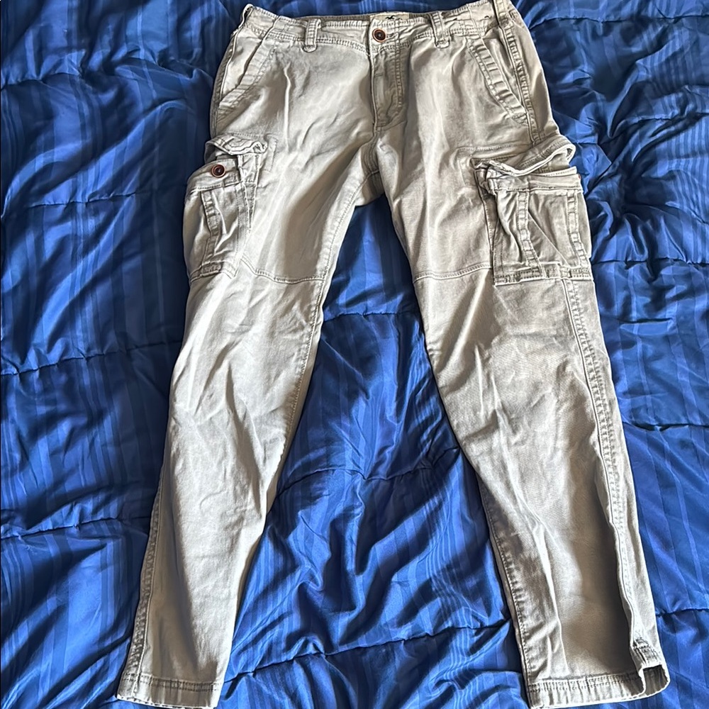 Men's Gray Cargo Pants